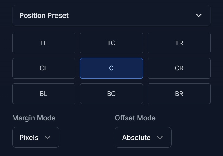 Anchor grid for consistent watermark placement