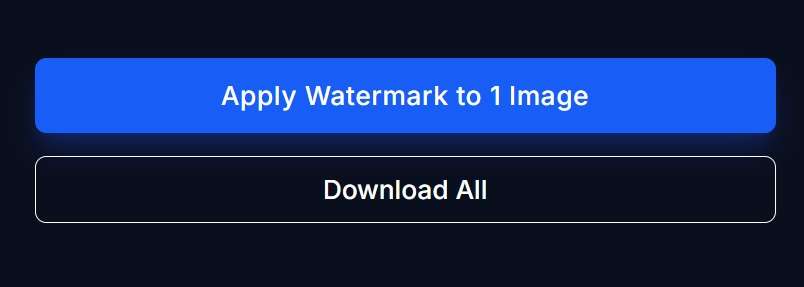 Apply logo branding to entire photo collection and download results