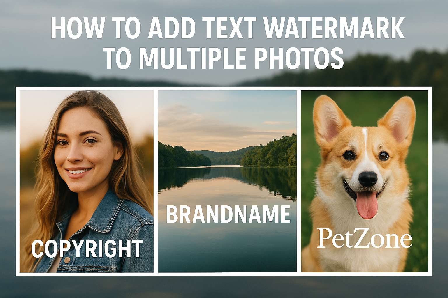 Multi Script Watermark How to Add Text Watermark to Multiple Photos in 2025